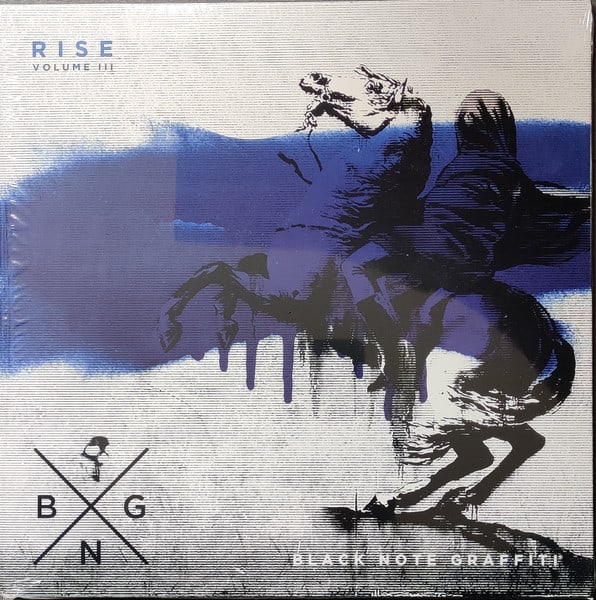 Banksy, Rise & Fall 111 Black Note Graffiti Record and Artwork On Sleeve Ultra Rare: Title: Banksy, Rise & Fall 111 Black Note Graffiti Record and Artwork On Sleeve Ultra Rare Description: In original cling film wrapper, this famous image by Banksy in red & Blue, titled