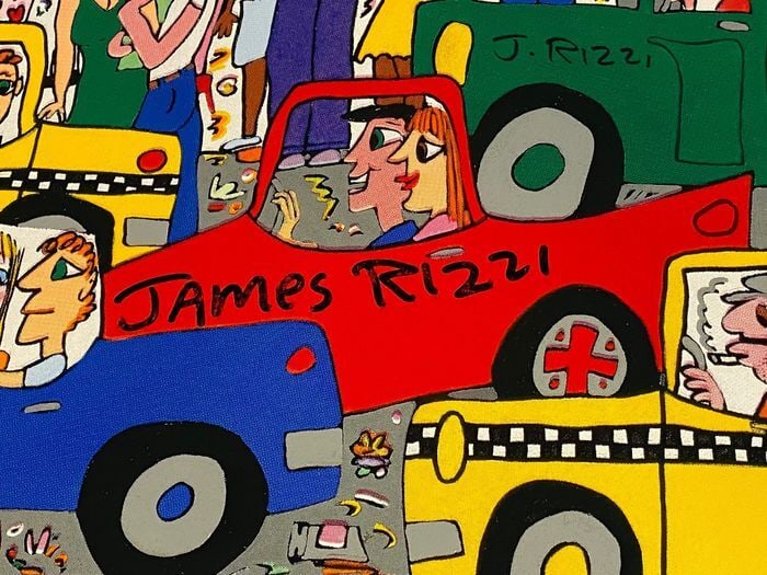 James Rizzi (1950-2011) - The City That Never Sleeps. Hand Signed 1998 (#0417.01) - 4