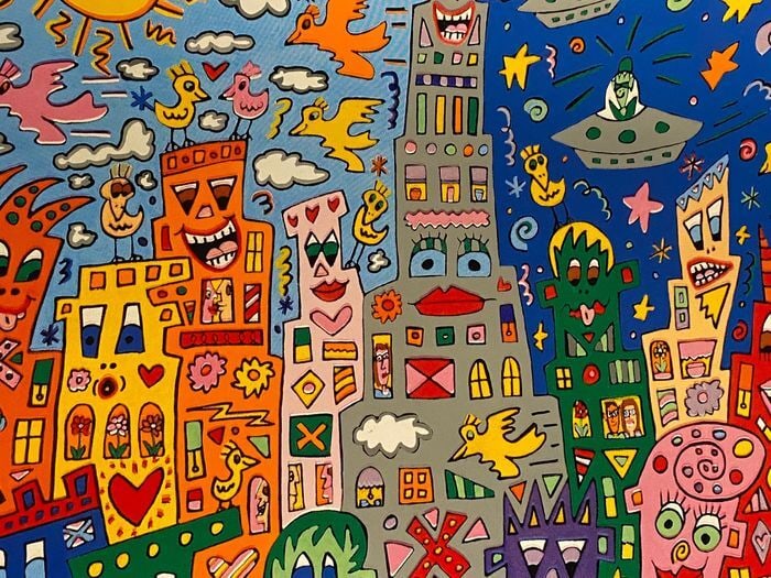 James Rizzi (1950-2011) - The City That Never Sleeps. Hand Signed 1998 (#0417.01) - 5