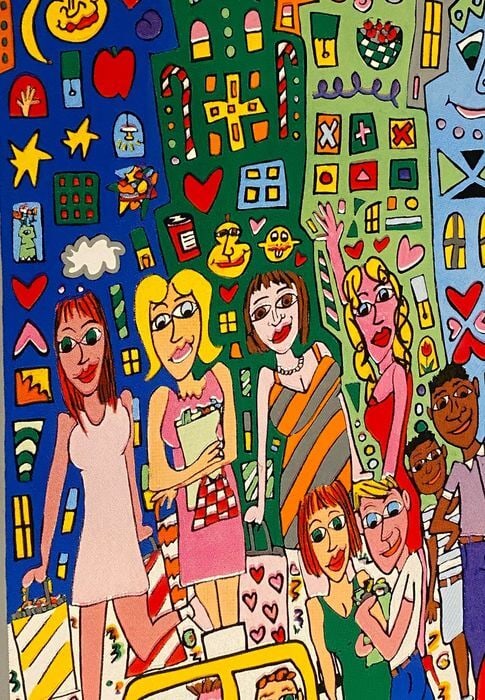 James Rizzi (1950-2011) - The City That Never Sleeps. Hand Signed 1998 (#0417.01) - 6