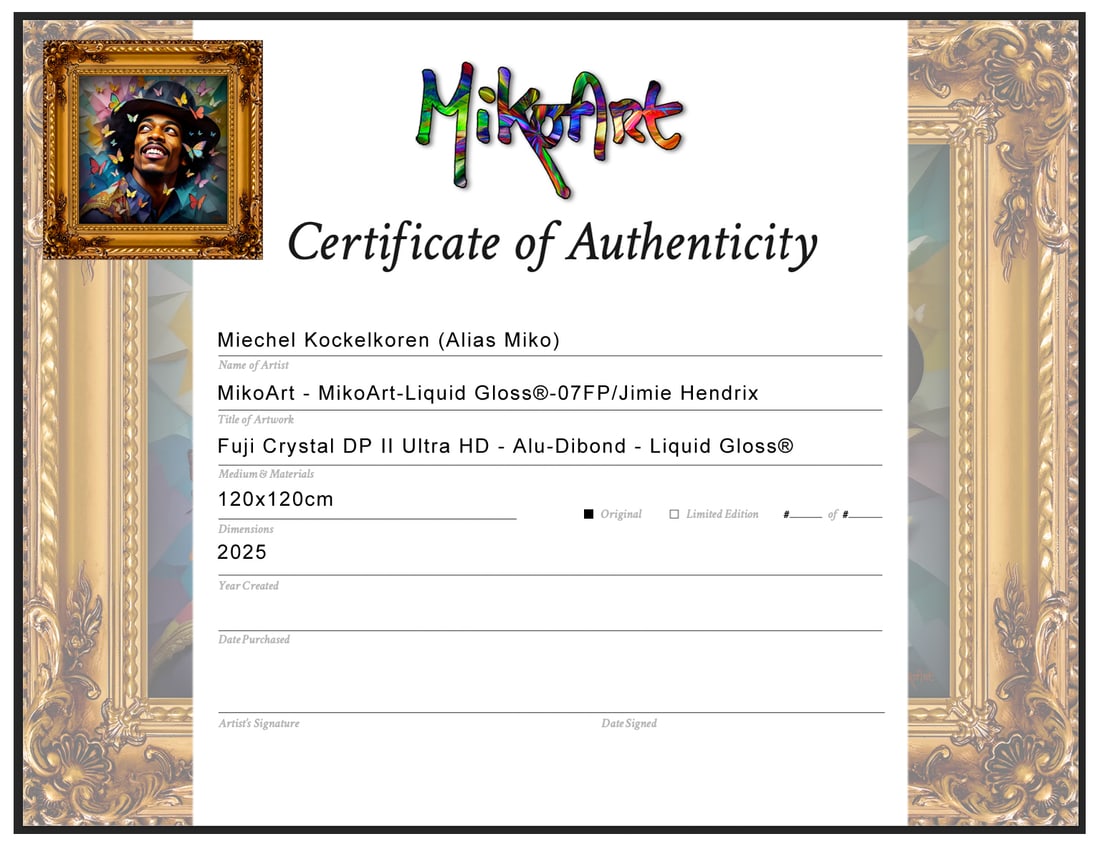 MikoArt - Epoxy Liquid Gloss - 07FP/Jimmie Hendrix - 3