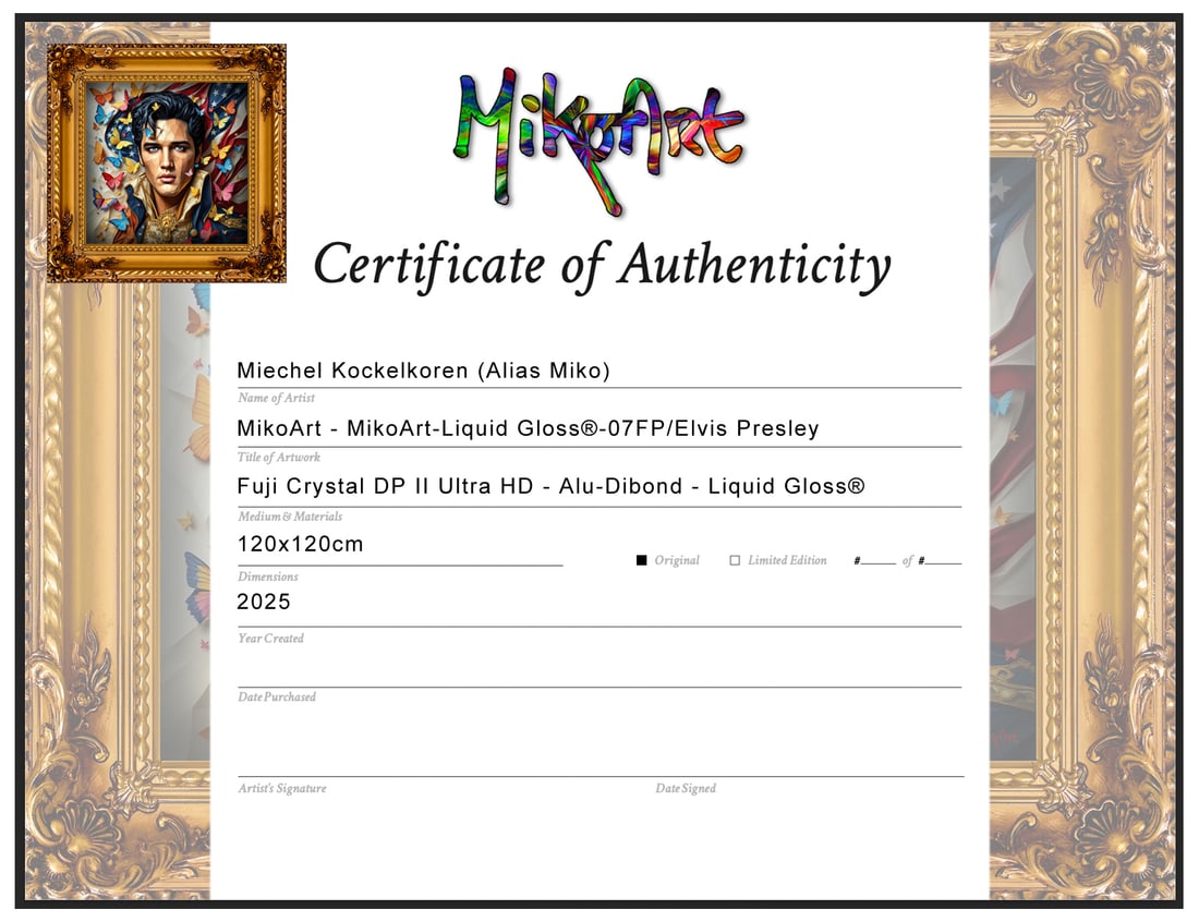 MikoArt - Epoxy Liquid Gloss - 07FP/Elvis Presley - 3