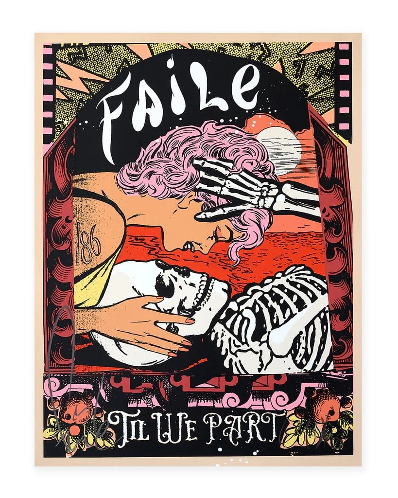Faile (b 1975 & 76) ‘We Belong Together’ Til We Part, Screenprint, Limited Edition, Sign: Title: Faile (b 1975 & 76) ‘We Belong Together’ Til We Part, Screenprint, Limited Edition, Signed, 2024. Description: Faile (b 1975 & 76) ‘We Belong Together’ Til we