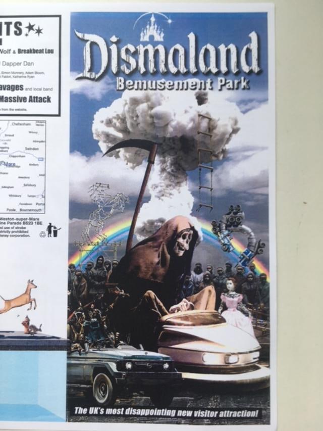 Banksy (b1974) ‘Wrong War’ & 6 Dismaland Bemusement Park Souvenirs Inc Framed Banksy Fre - 11