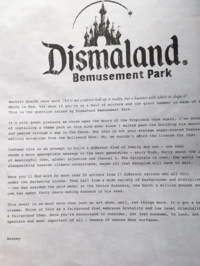 Banksy (b1974) ‘Wrong War’ & 6 Dismaland Bemusement Park Souvenirs Inc Framed Banksy Fre - 18