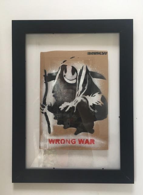 Banksy (b1974) ‘Wrong War’ & 6 Dismaland Bemusement Park Souvenirs Inc Framed Banksy Fre - 8