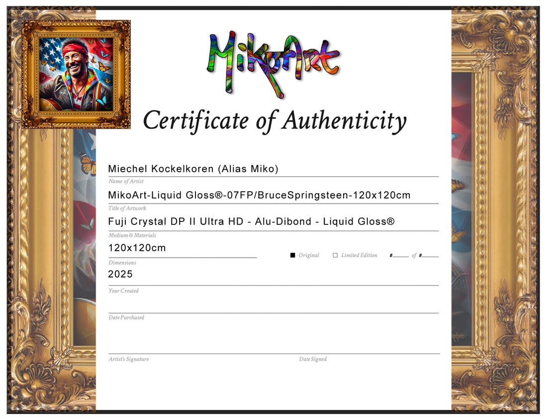 MikoArt - Epoxy Liquid Gloss - 07FP/Bruce Springsteen - 2