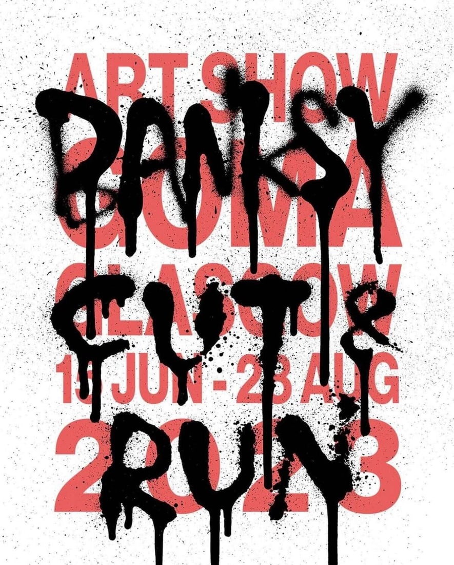 Banksy (b.1974) 2 Posters Cut & Run and Rat Run Rat From '25 Years Card labour’ Exhibition GOM - 5