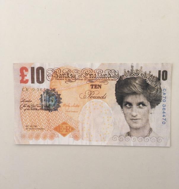 Banksy (British b.1974-) Original Banksy Di-Faced Tenner. Notting Hill Carnival 2004. Mint Condit... - 2