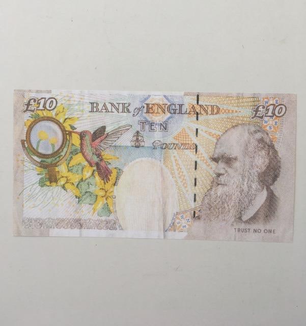 Banksy (British b.1974-) Original Banksy Di-Faced Tenner. Notting Hill Carnival 2004. Mint Condit... - 3