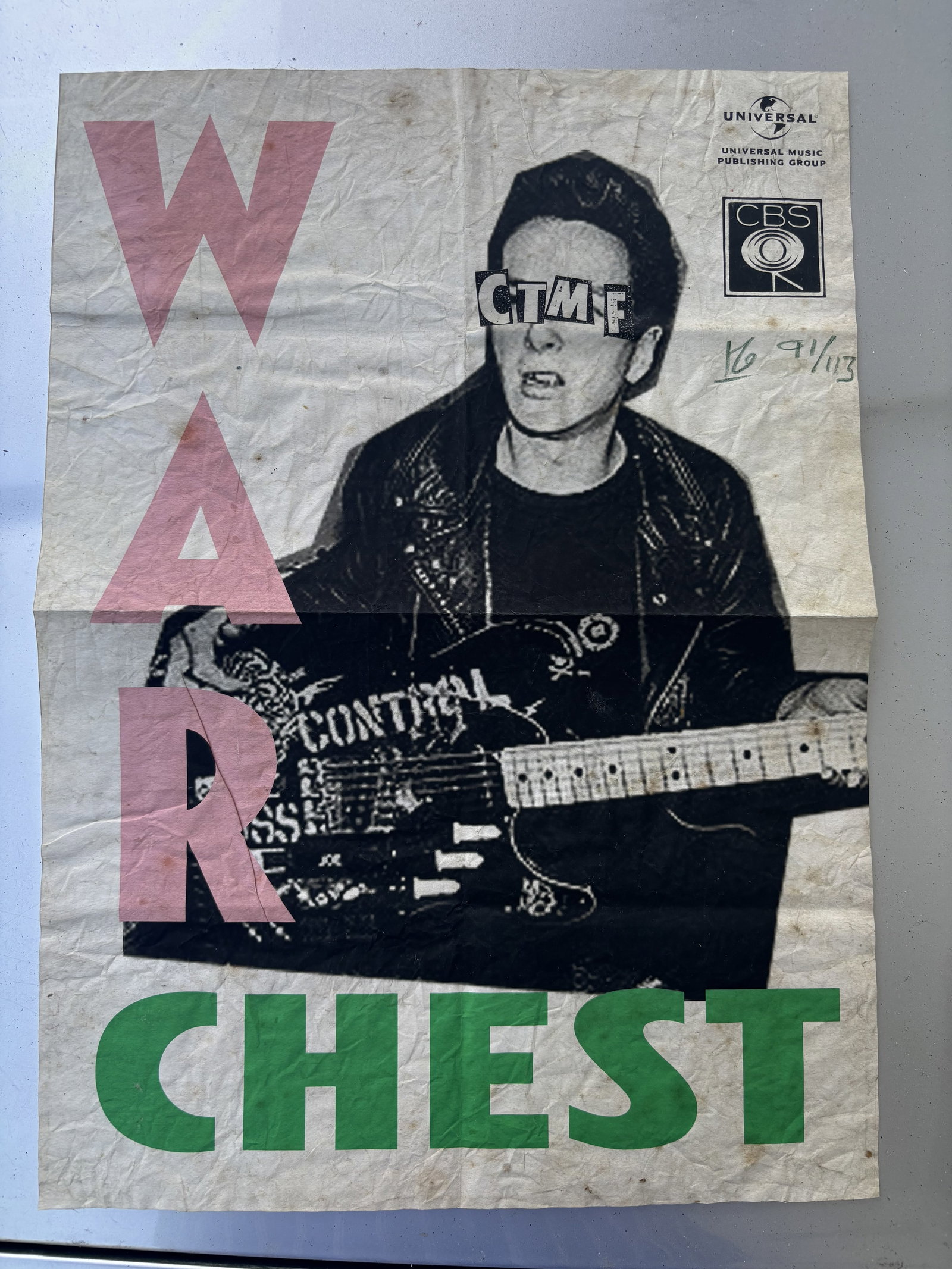Billy Childish Hand Signed Limited Edition Free Post UK Folded By Artist: Title: Billy Childish Hand Signed Limited Edition Free Post UK Folded By Artist Description: Billy Childish, probably the most important artist you have not heard of, with shows internationally, is