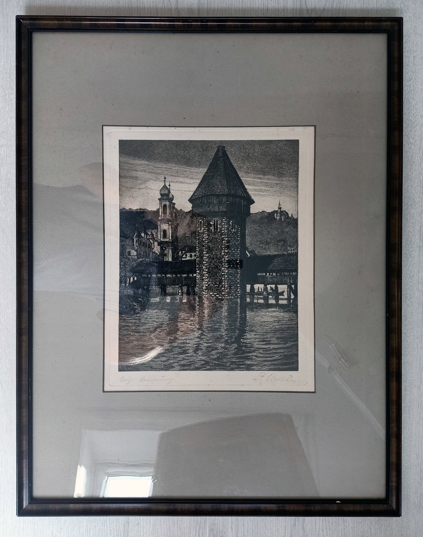 18 Paintings: Etch, Drawing and Watercolours For Sale (#0433) - 17