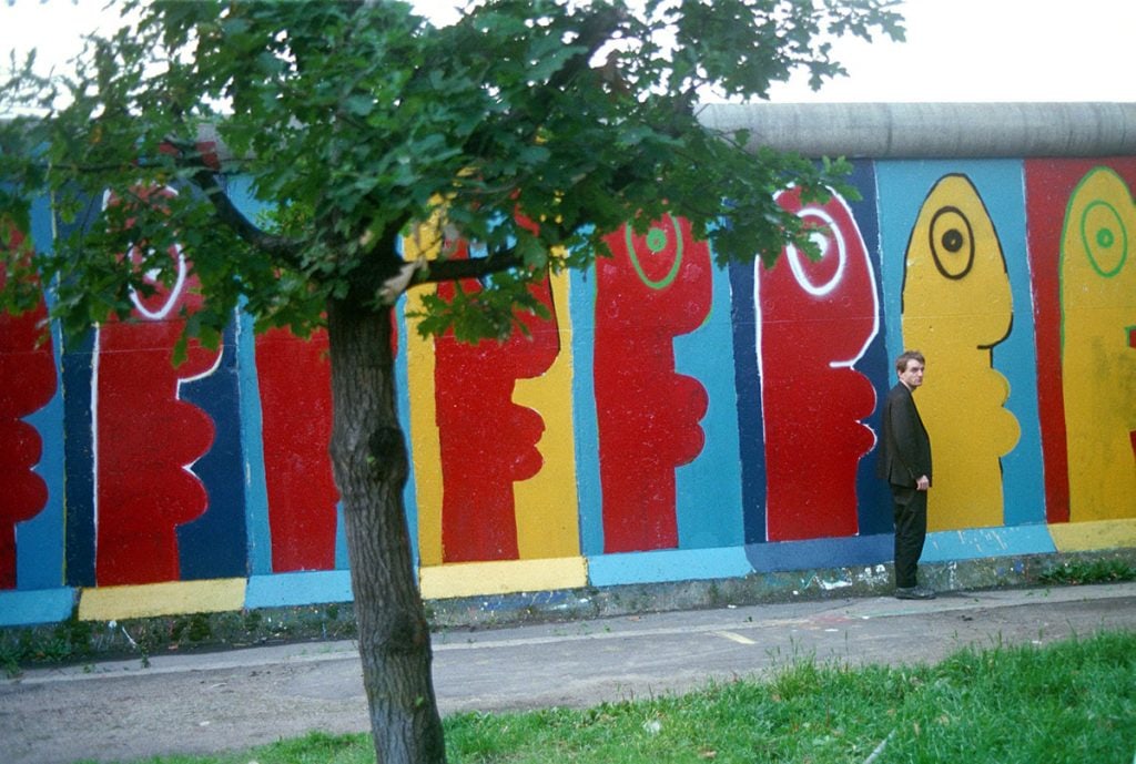 Thierry Noir (b.1958) ‘Heads’ Berlin Trabant Car In Colours By Thierry Noir, 1994, Sold  - 17