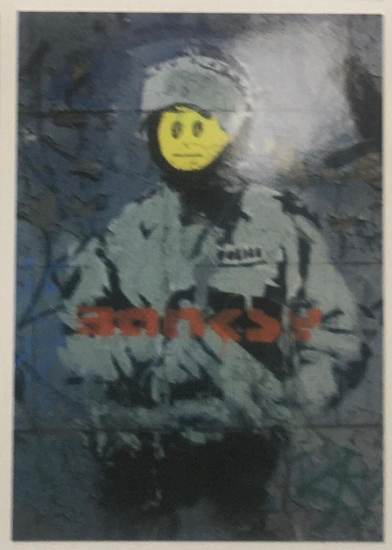 Banksy (b 1974-) Kate Moss Post Card Flyer From Crude Oils Exhibition, Notting Hill. 2005 - 4