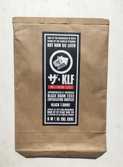 The KLF Official Exploitation Bootleg T-shirt, Black With Red, Grey White, L, Black Room 2323, 20... - 2