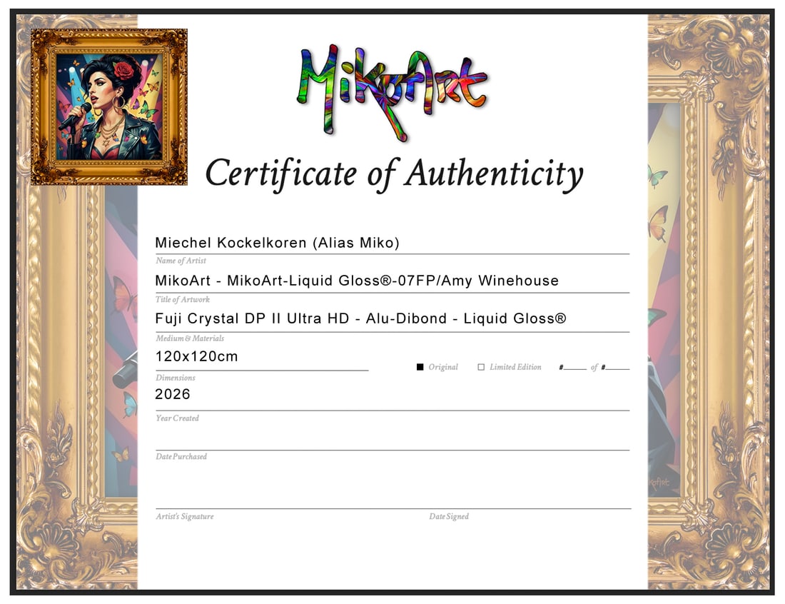 MikoArt - Epoxy Liquid Gloss - 07FP/Amy Winehouse - 3