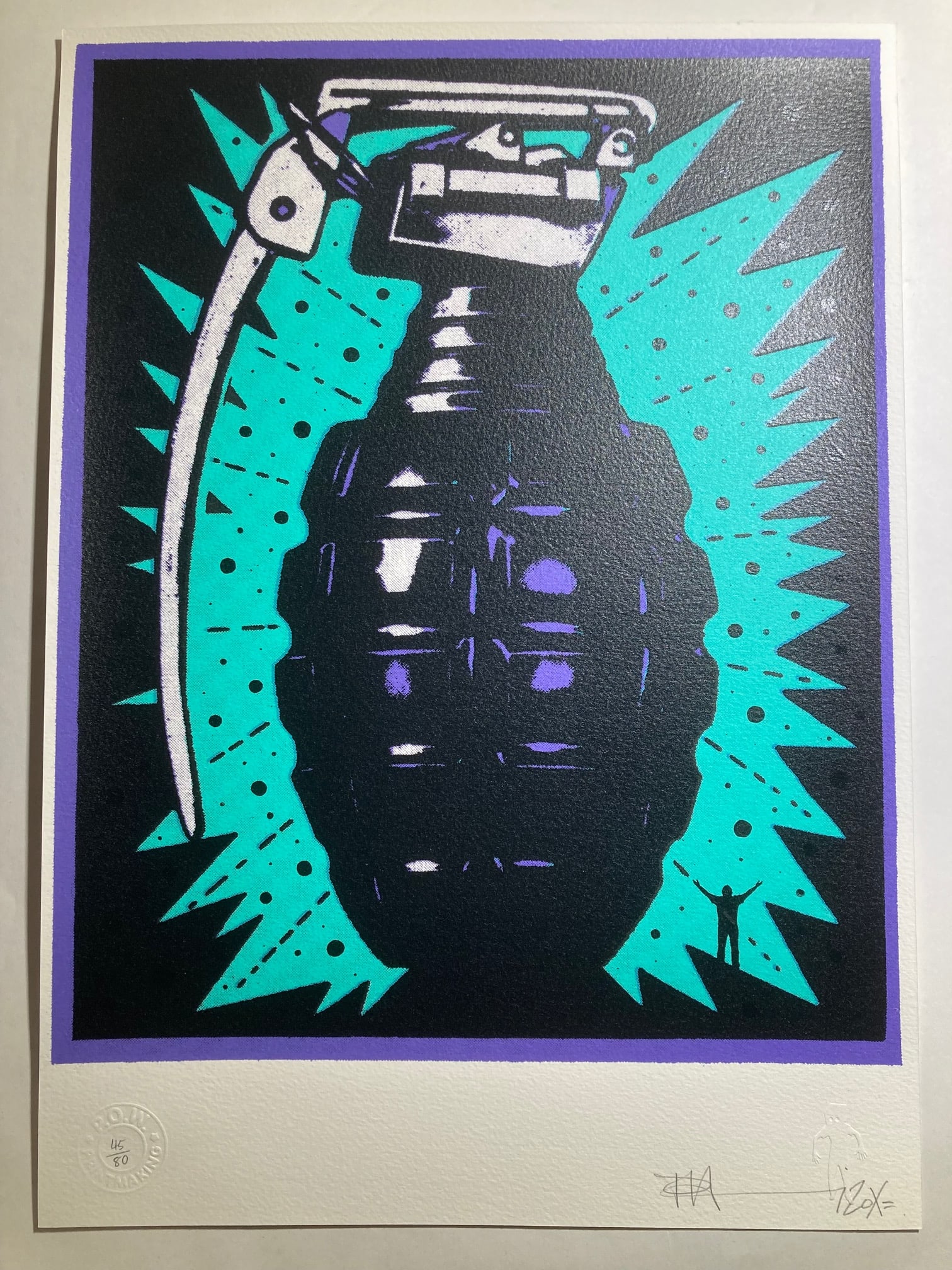 Paul Insect (B.1971)‘Unclear Residents’Pow 2010 Complete Bound Portfolio of Screen-Print - 17