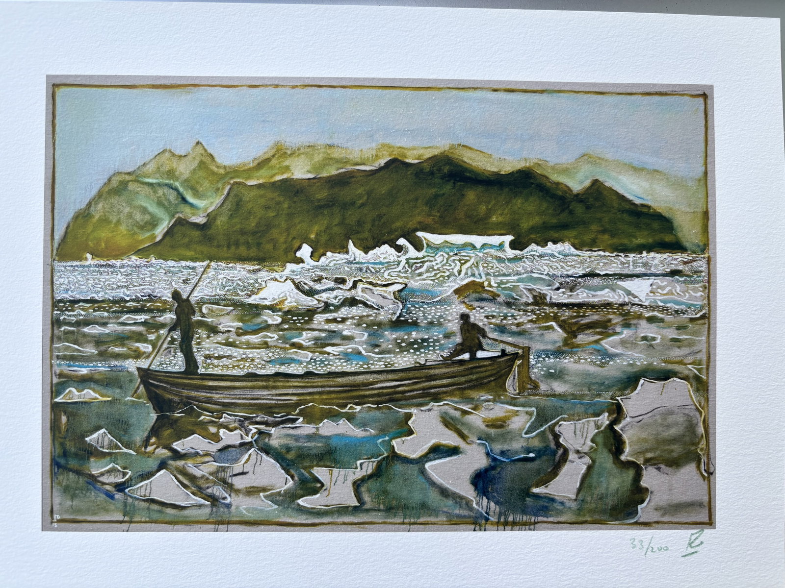 Billy Childish Hand Signed Limited Edition Free Post UK The Green Landscape: Title: Billy Childish Hand Signed Limited Edition Free Post UK The Green Landscape Description: Billy Childish, probably the most important artist you have not heard of, with shows internationally,