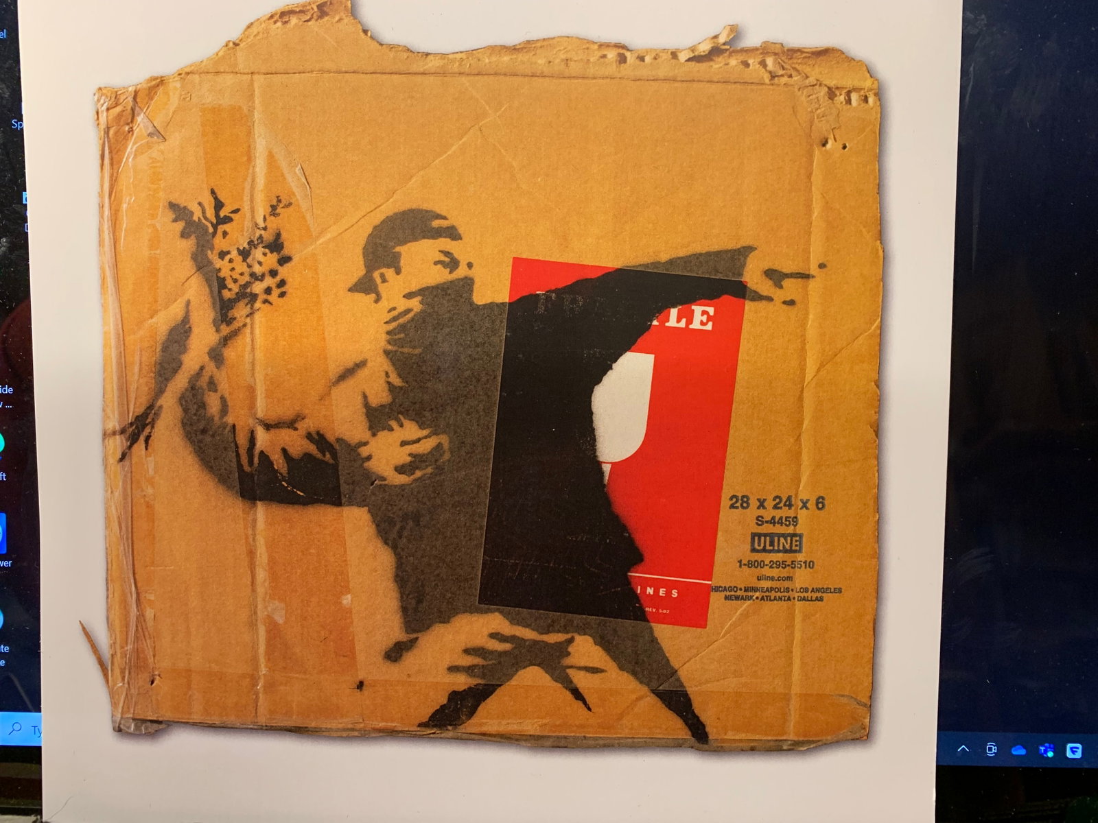 Banksy Rare Sicily Museum Invite Card Rare Free Post In UK: Title: Banksy Rare Sicily Museum Invite Card Rare Free Post In UK Description: ULTRA RARE as the painting was flown over just for a few weeks to the Sicily Museum show Stencilled onto