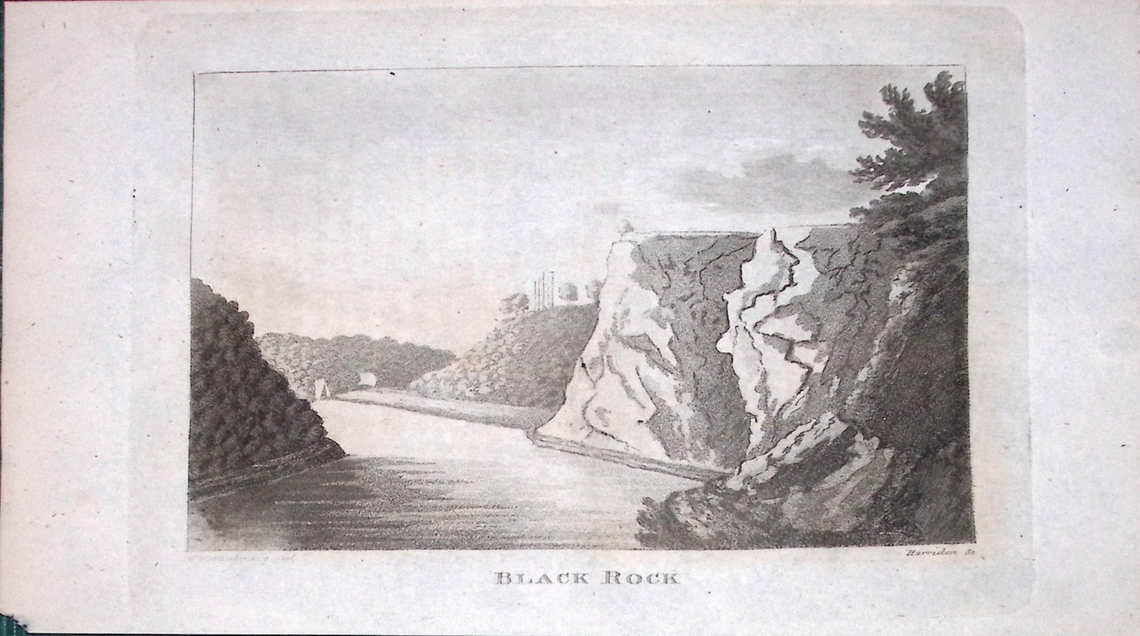 Black Rock 224 Years-Old Historic and Picturesque Clifton Bristol Print-5. (1 of 2)