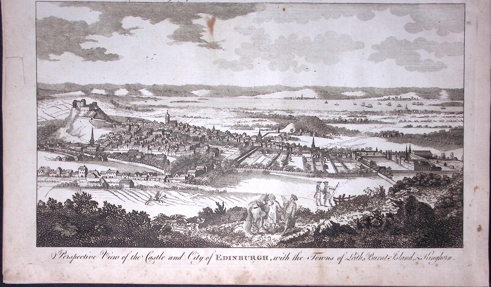 City of Edinburgh Scotland Rare Large 247-Year-Old Antique Copperplate Engraving-5-TR: Title: City of Edinburgh Scotland Rare Large 247-Year-Old Antique Copperplate Engraving-5-TR Description: This Antique 247-Year-Old Was Removed from an Edition Of. The Modern Univer