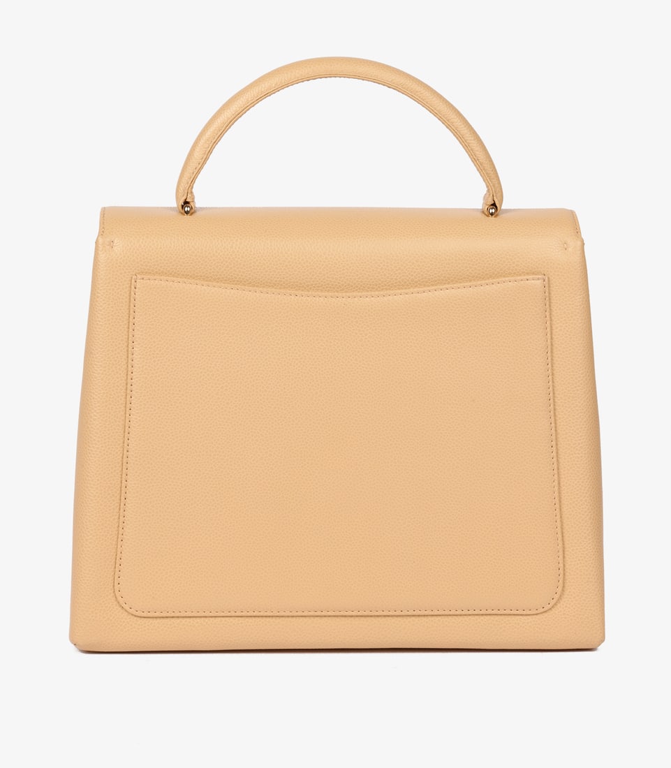 Chanel Beige Caviar Leather Vintage Classic Kelly - 6
