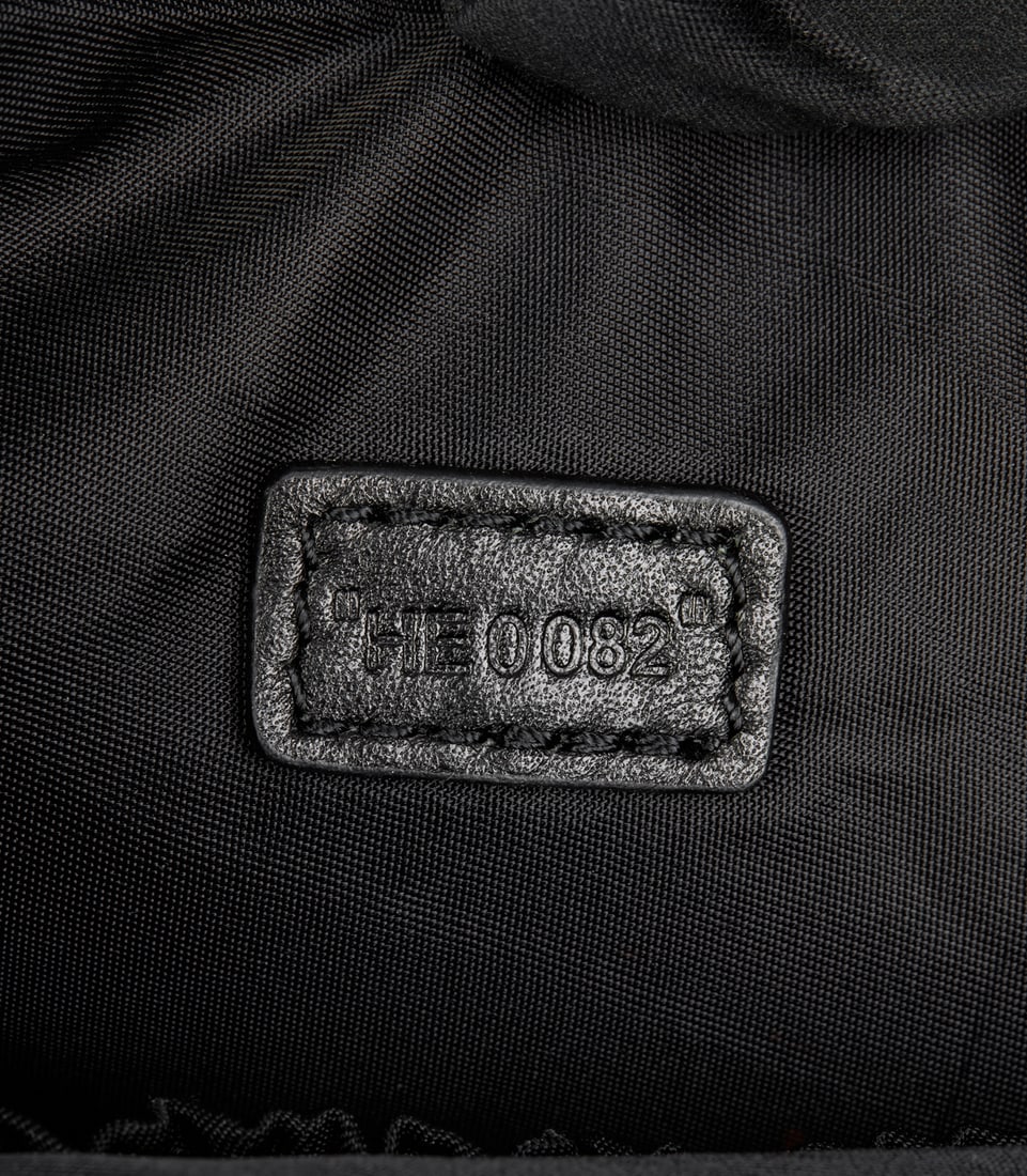 Christian Dior Black Oblique Monogram Canvas & Calfskin Leather Vintage Top Handle Box Bag - 12