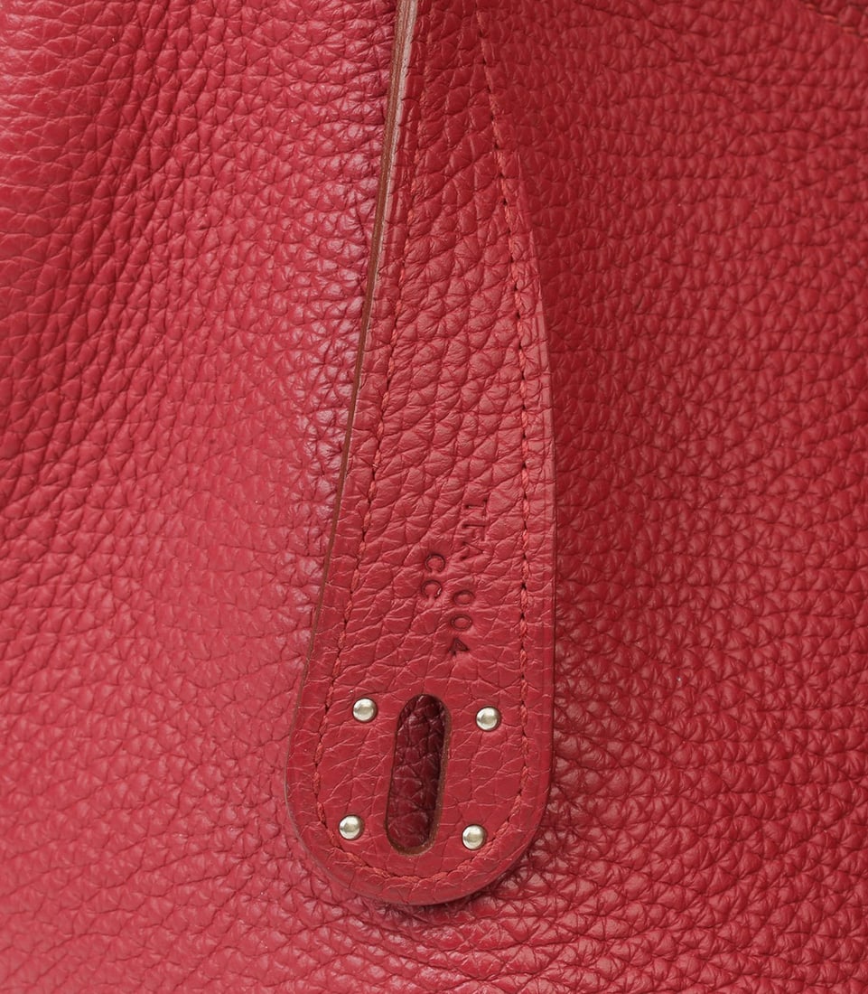 Hermès Rubis Clemence Leather Lindy 34cm - 11
