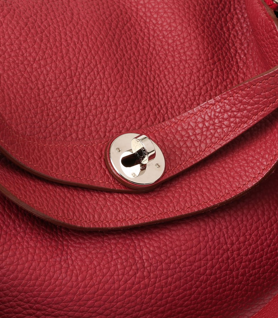 Hermès Rubis Clemence Leather Lindy 34cm - 7