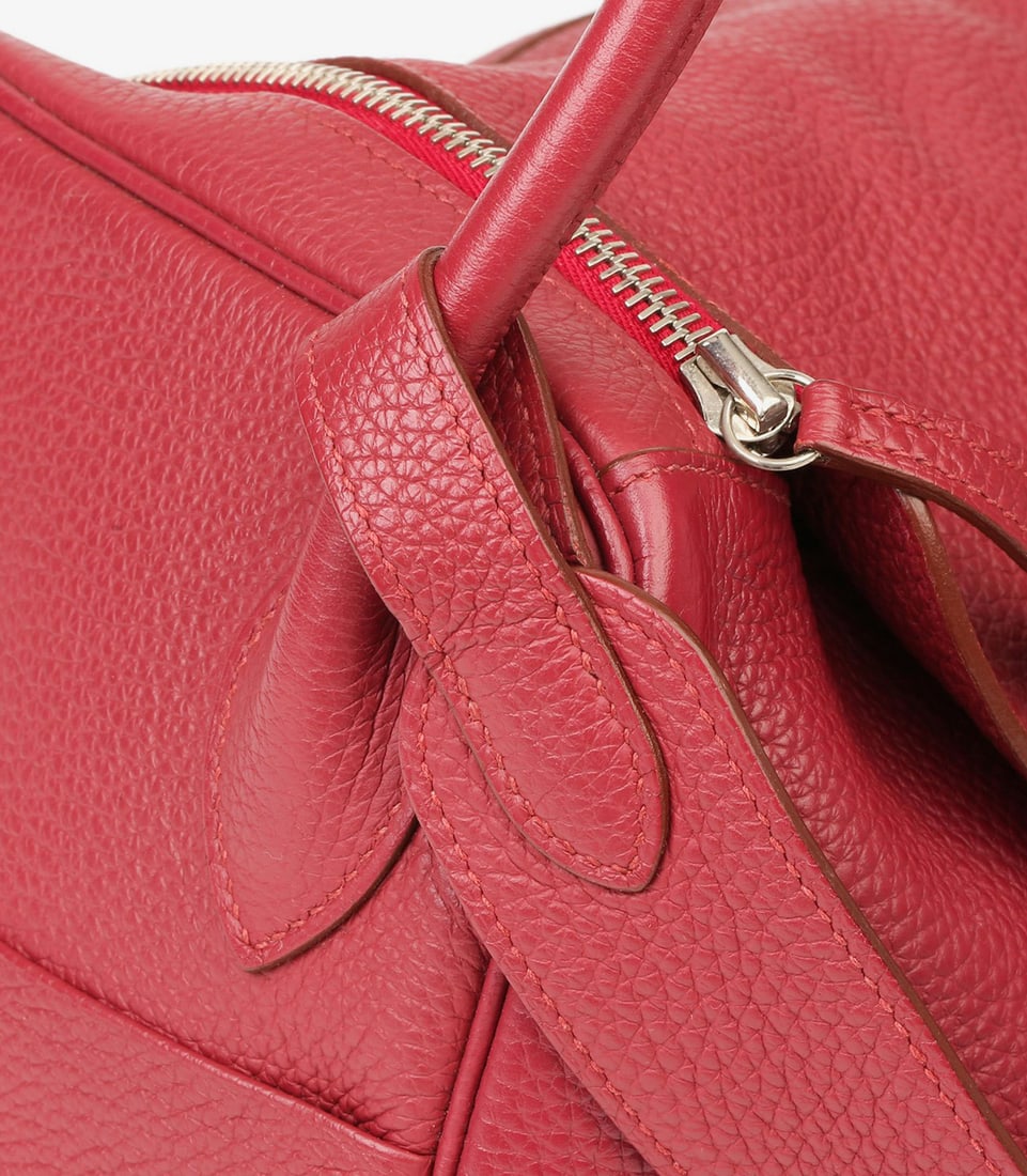 Hermès Rubis Clemence Leather Lindy 34cm - 8