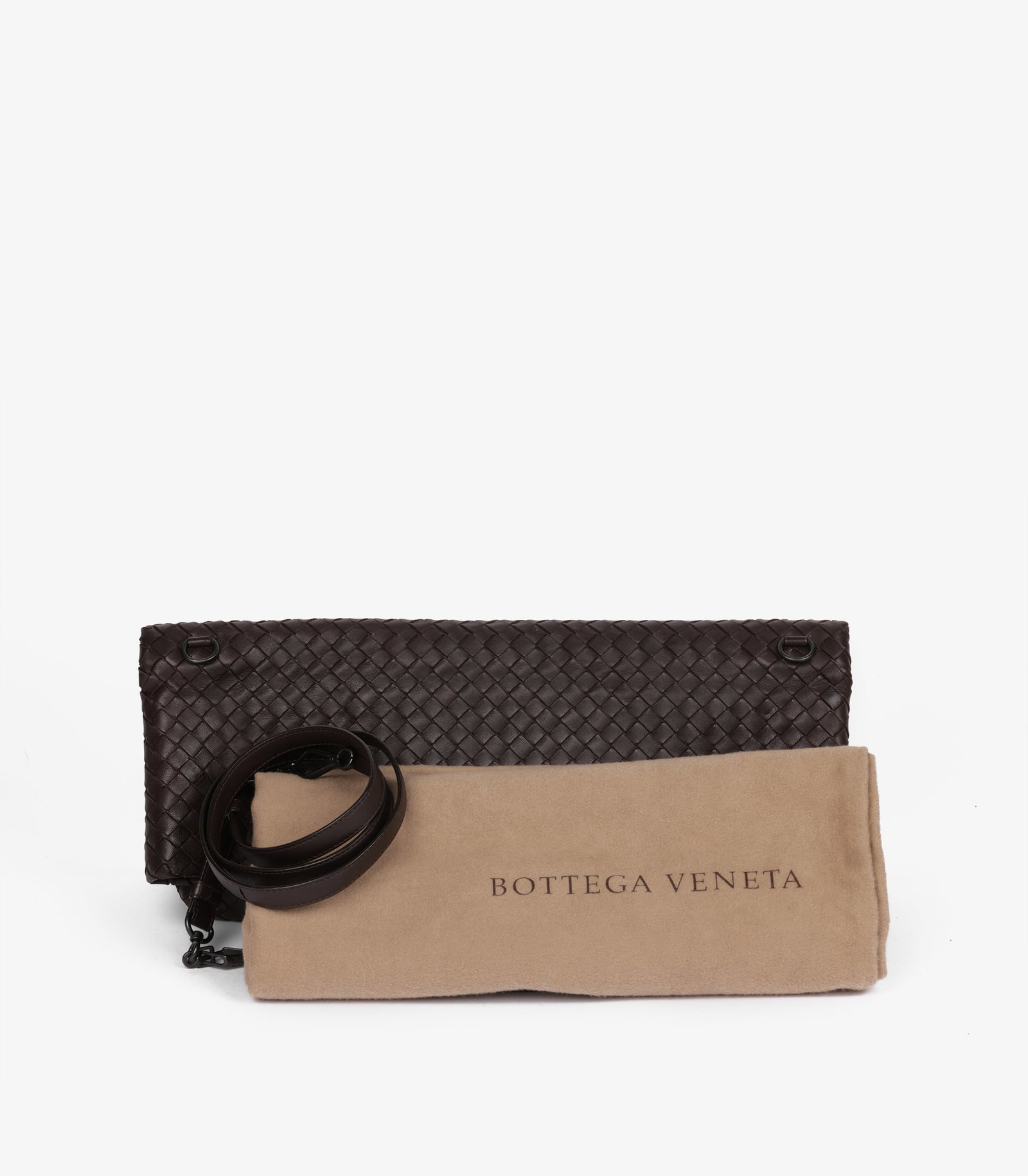Bottega Veneta Brown Woven Calfskin Leather Intrecciato Tote - 12