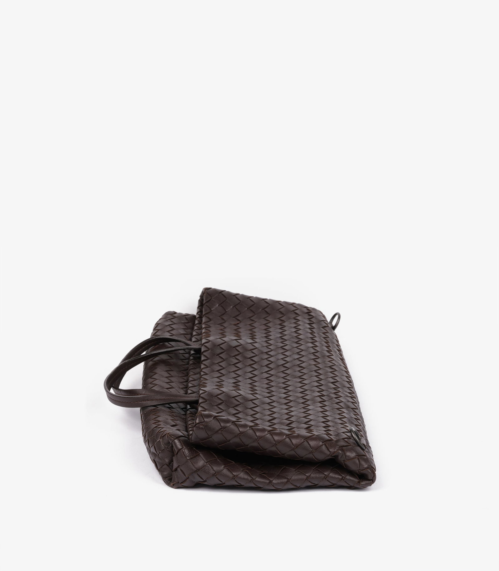 Bottega Veneta Brown Woven Calfskin Leather Intrecciato Tote - 6