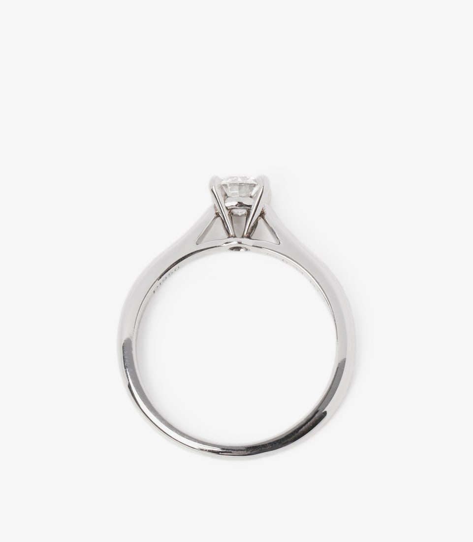 Cartier Brilliant Cut 0.31ct Solitaire Diamond Platinum 1895 Ring - 7