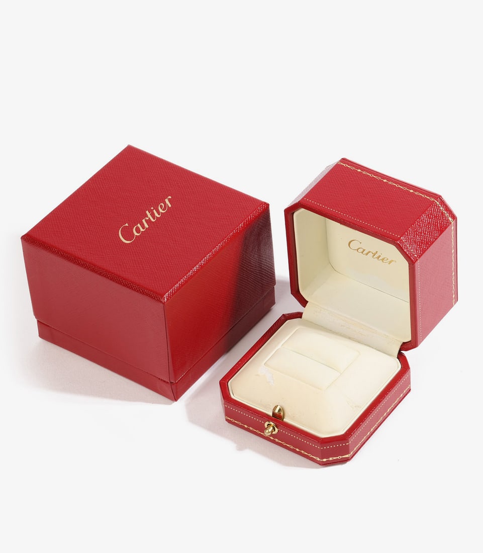Cartier Brilliant Cut 0.31ct Solitaire Diamond Platinum 1895 Ring - 8