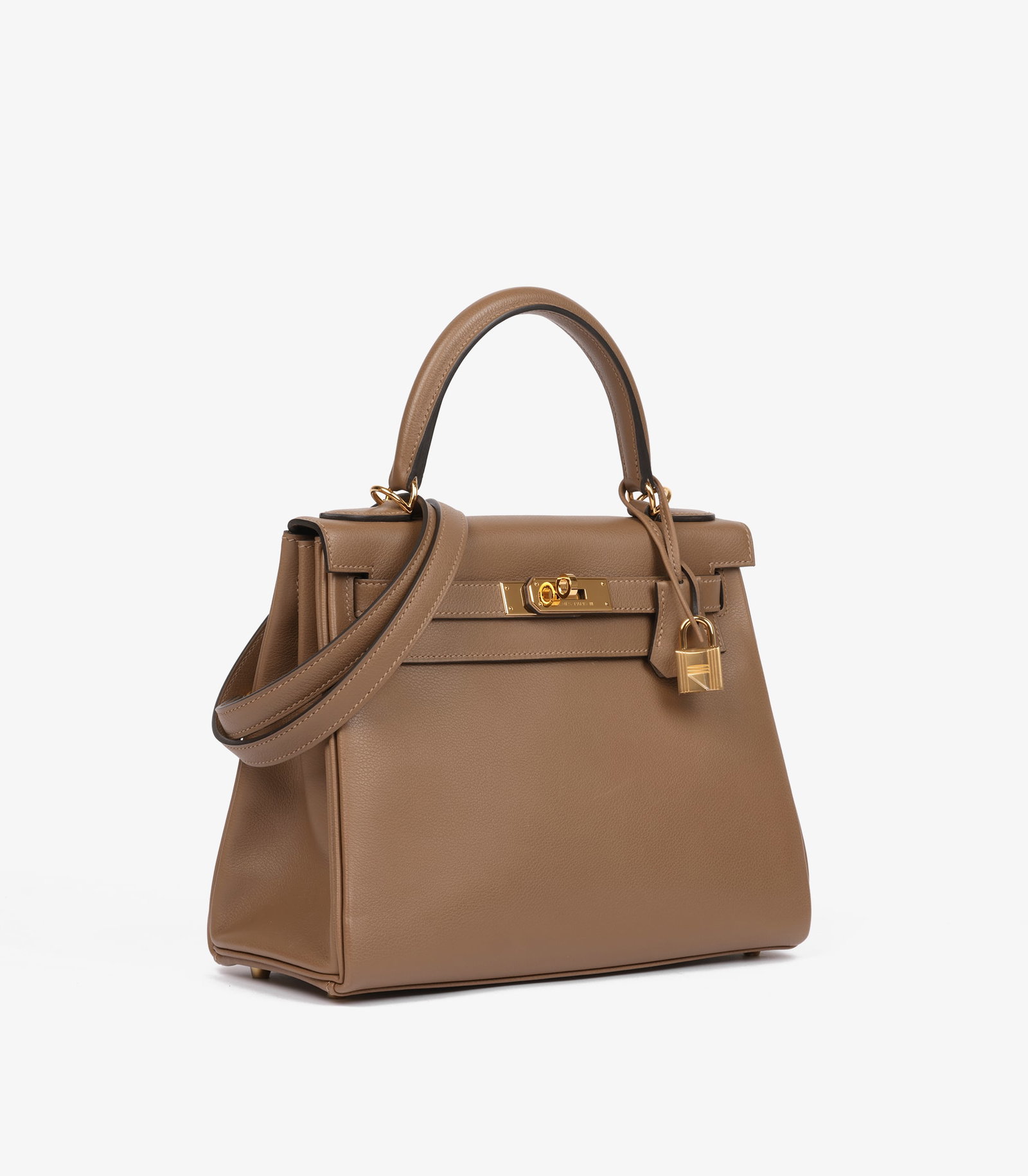 Hermès Beige de Weimar Evercolour Leather Kelly 28cm Retourne - 3