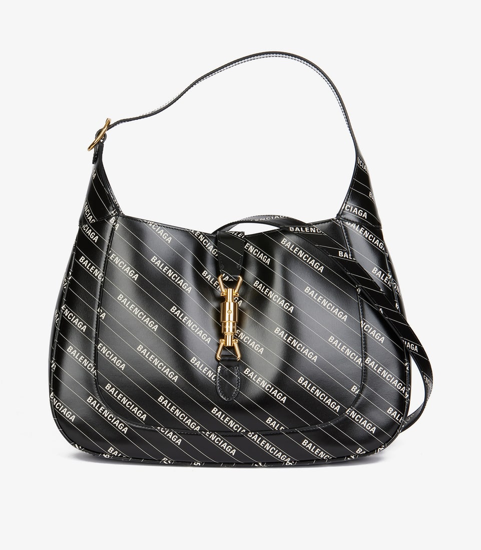 Gucci x Balenciaga Black Calfskin Leather The Hacker Project Small 1961 Jackie: Title: Gucci x Balenciaga Black Calfskin Leather The Hacker Project Small 1961 Jackie Description: Gucci x Balenciaga Black Calfskin Leather The Hacker Project Small 1961 Jackie
