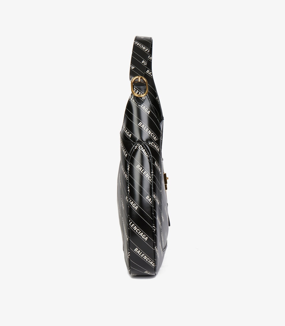 Gucci x Balenciaga Black Calfskin Leather The Hacker Project Small 1961 Jackie - 3