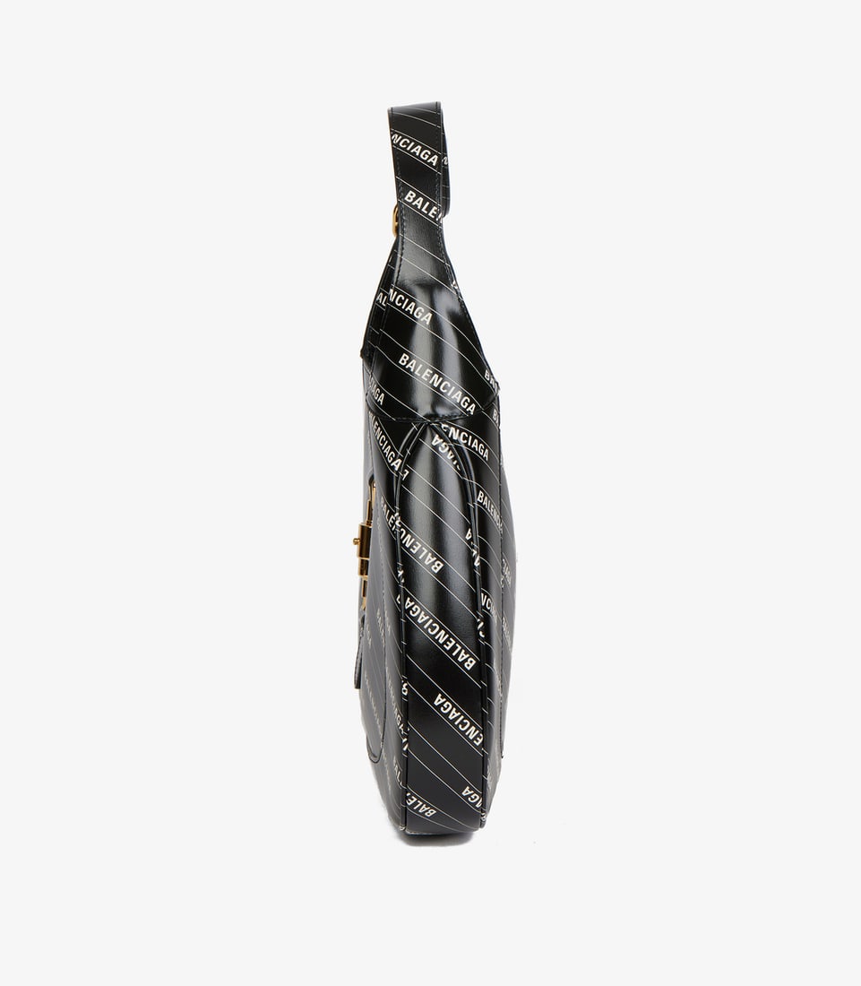 Gucci x Balenciaga Black Calfskin Leather The Hacker Project Small 1961 Jackie - 4