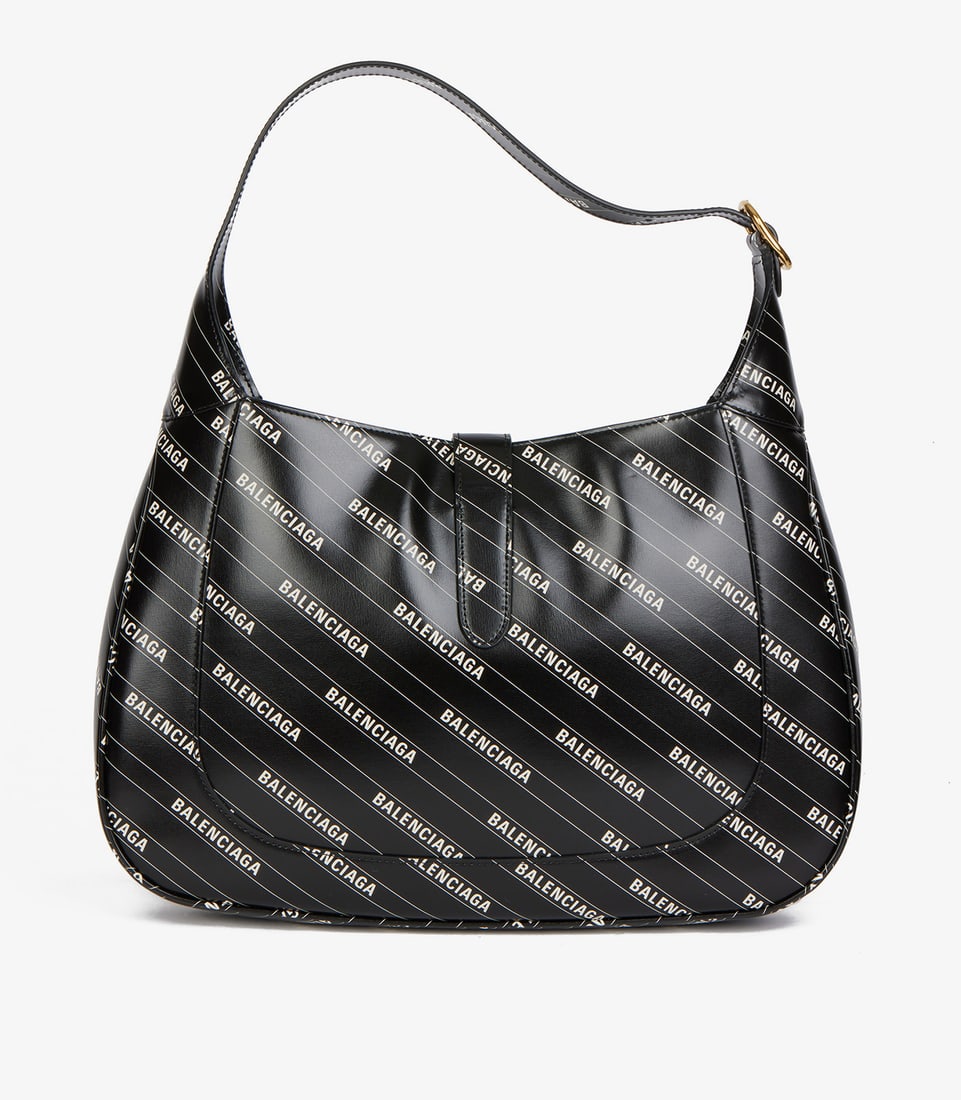 Gucci x Balenciaga Black Calfskin Leather The Hacker Project Small 1961 Jackie - 5