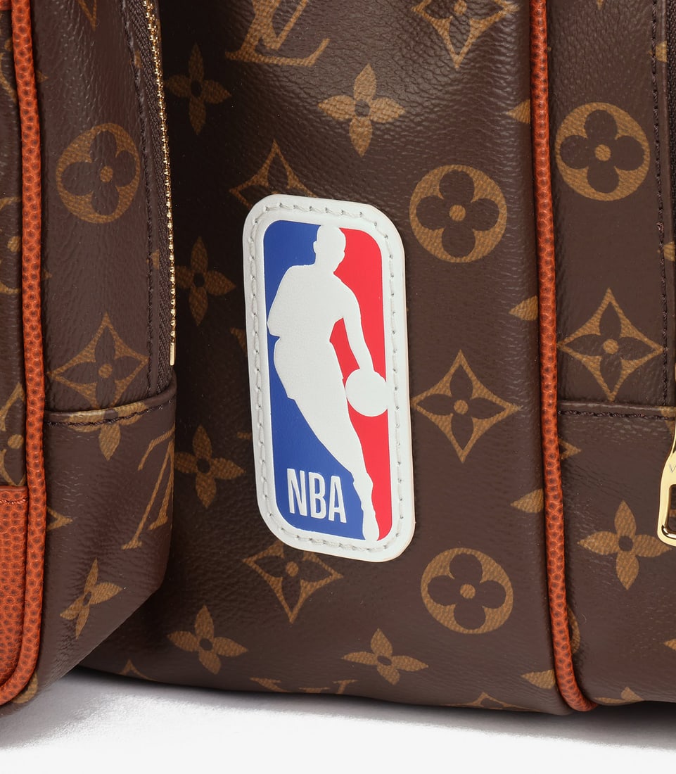 Louis Vuitton x NBA Brown Monogram Coated Canvas & Embossed Calfskin Leather Trio Pocket Keepall - 9