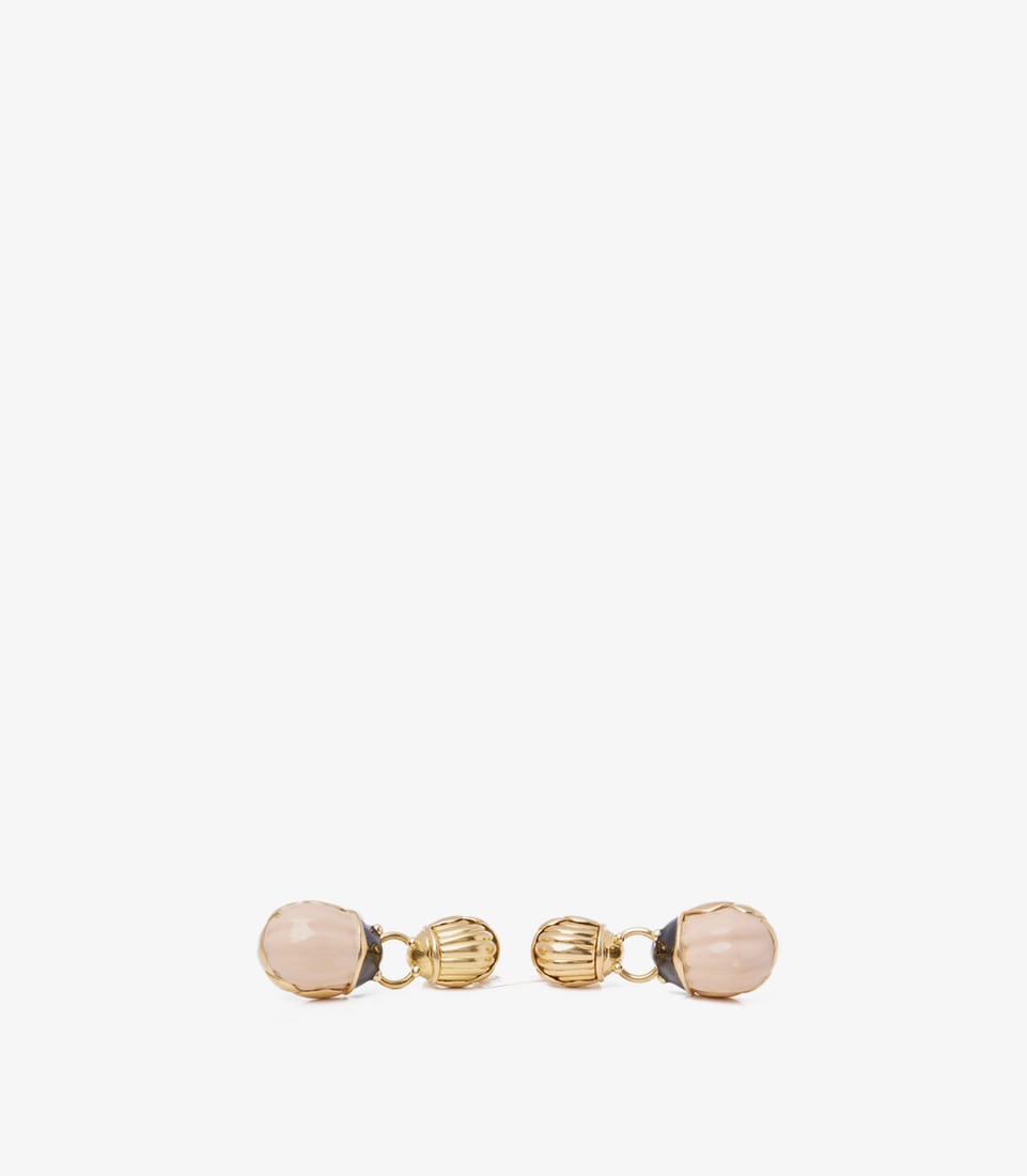 Tiffany & Co. Enamel 18ct Yellow Gold Scarab Beetle Design Earrings - 3