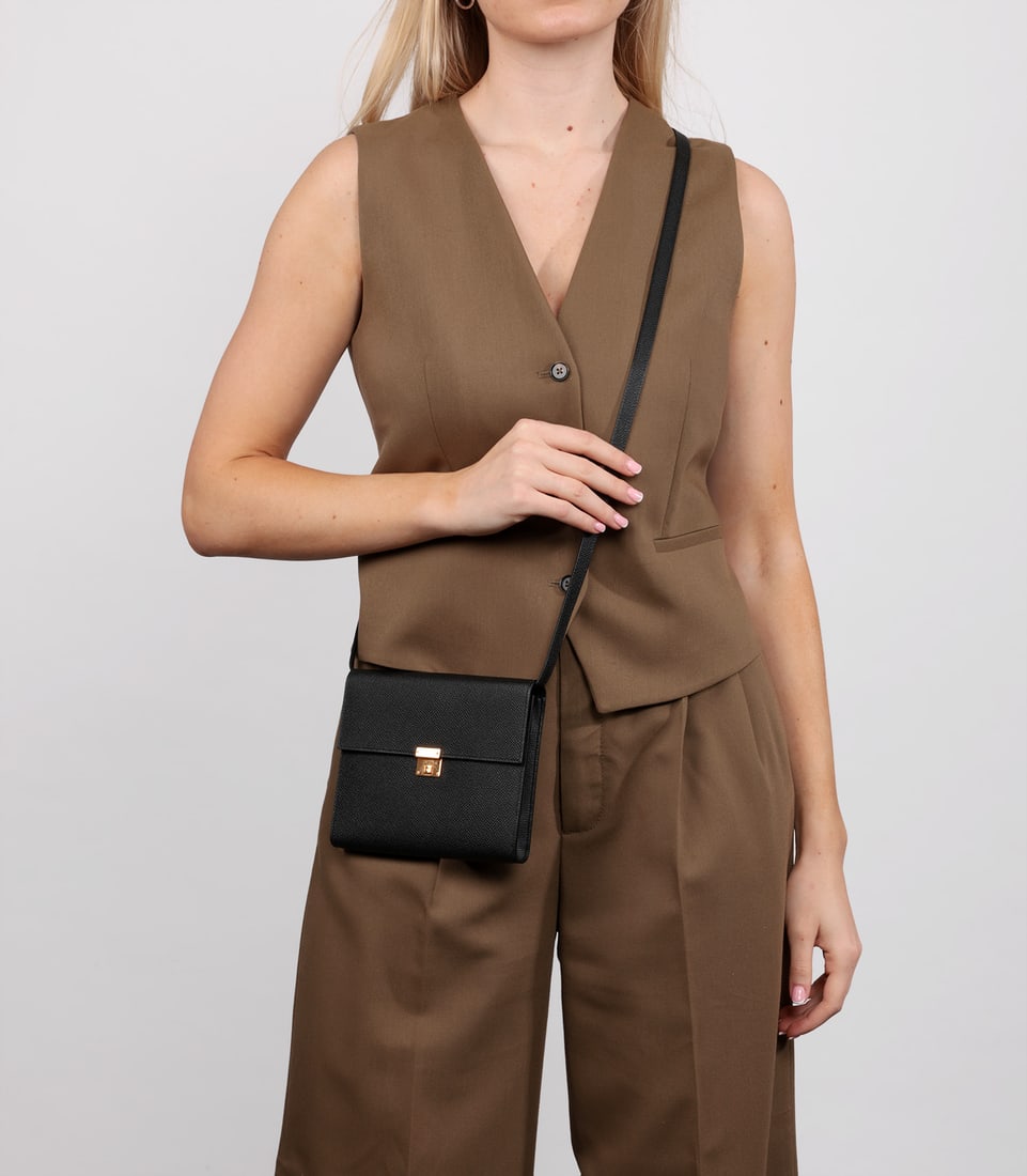 Hermès Black Epsom Leather Clic 16 - 2