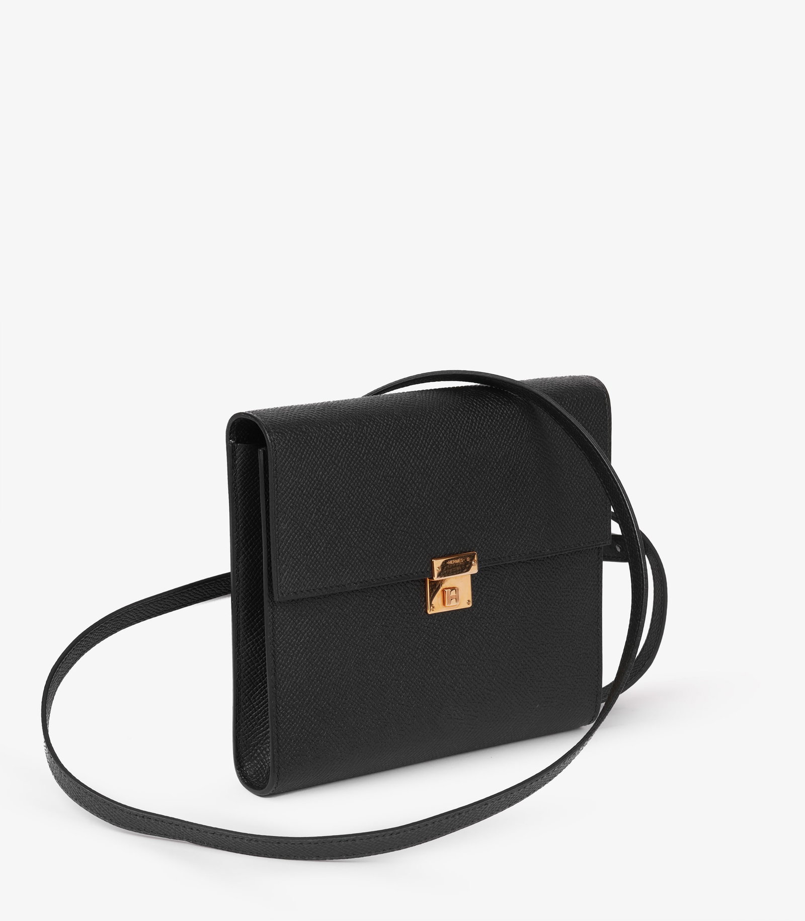 Hermès Black Epsom Leather Clic 16 - 3