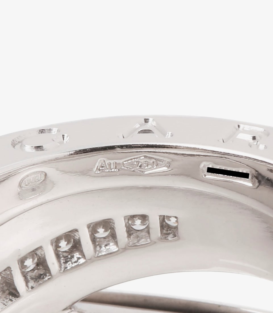 Bulgari Diamond 18ct White Gold B.zero1 Legend Ring - 8