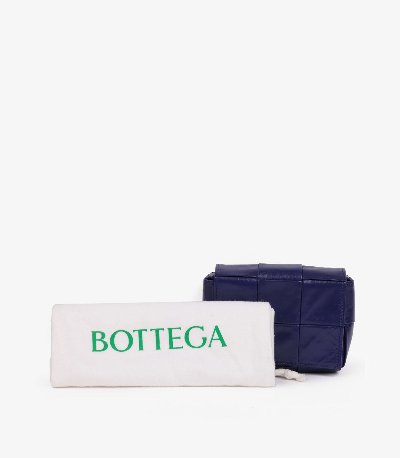 Bottega Veneta Purple Shiny Aged Maxi Intrecciato Woven Calfskin Leather Candy Cassette - 10