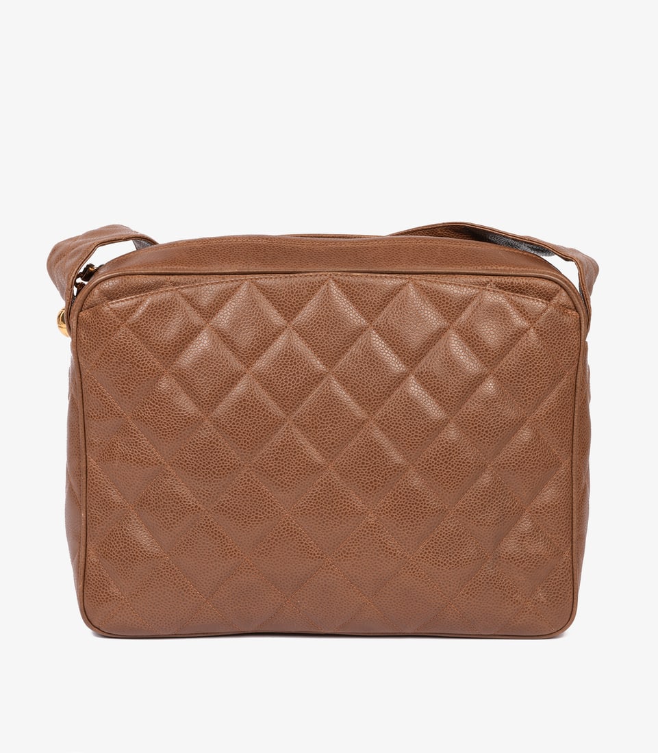 Chanel Brown Quilted Caviar Leather Vintage Timeless Camera Bag: Title: Chanel Brown Quilted Caviar Leather Vintage Timeless Camera Bag Description: Chanel Brown Quilted Caviar Leather Vintage Timeless Camera Bag Product Details Ref: HB39