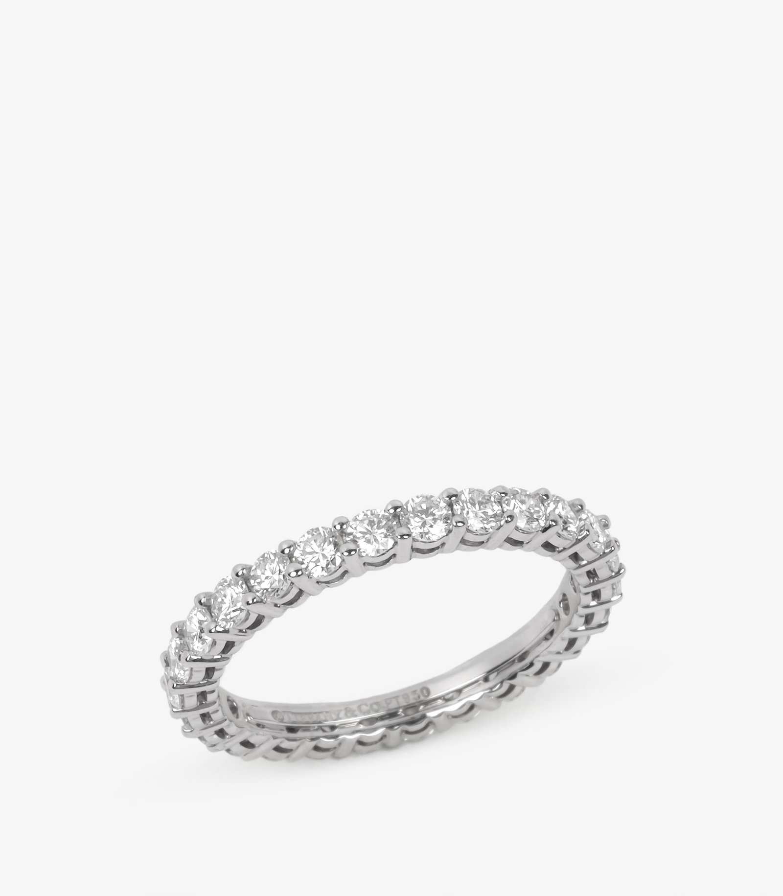 Tiffany & Co. 0.85ct Brilliant Cut Diamond Platinum Forever Full Eternity Ring (1 of 5)