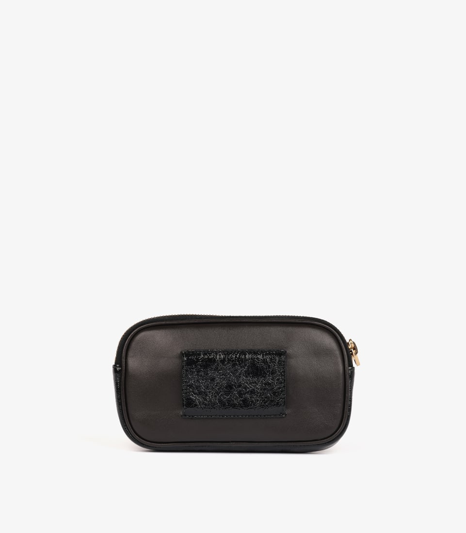 Gucci Aubergine Matte Alligator & Calfskin Leather, Black Aged Patent Leather Ophidia Mini Belt B... - 4