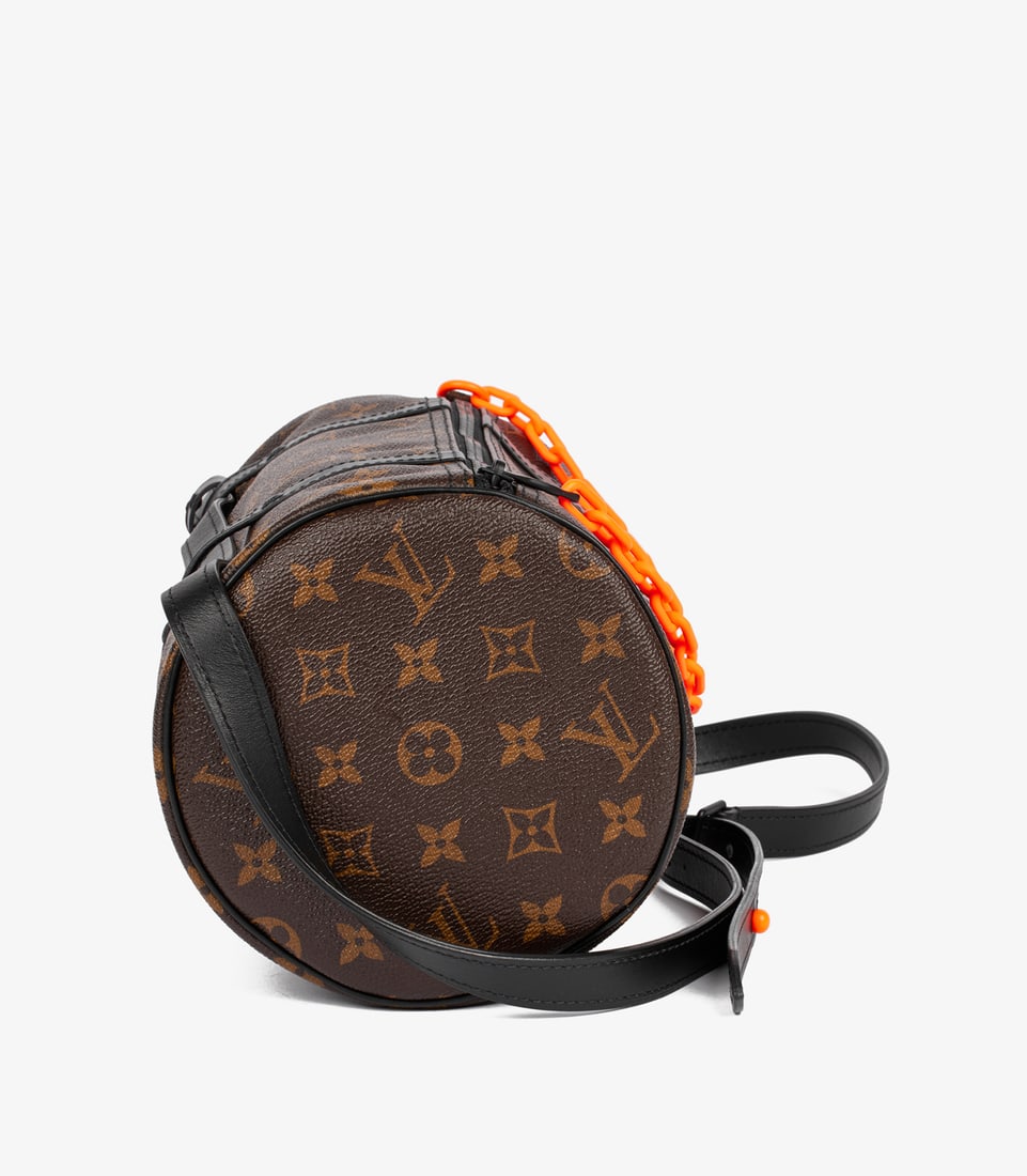 Louis Vuitton x Virgil Abloh Brown Monogram Coated Canvas & Black Calfskin Leather Solar Ray Papi... - 4
