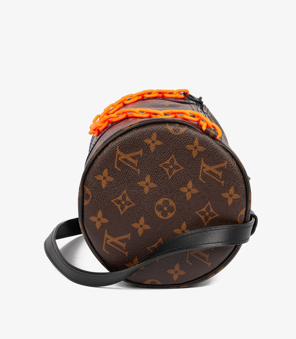 Louis Vuitton x Virgil Abloh Brown Monogram Coated Canvas & Black Calfskin Leather Solar Ray Papi... - 5